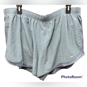 Nike Dri-fit running tempo shorts pastel blue size 3X